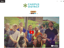 Tablet Screenshot of campusdistrict.org